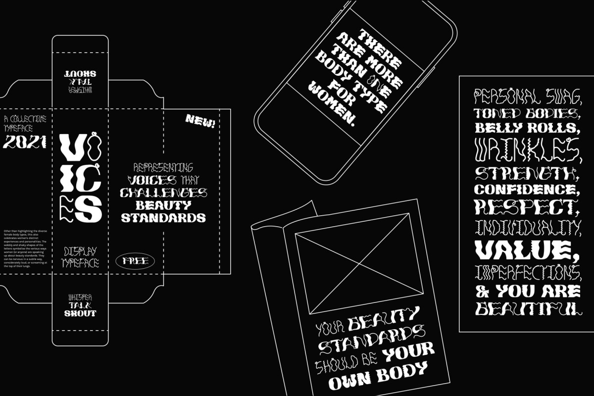 Thumbnail for Challenging Women&rsquo;s Beauty Standards in Media Through Type Design